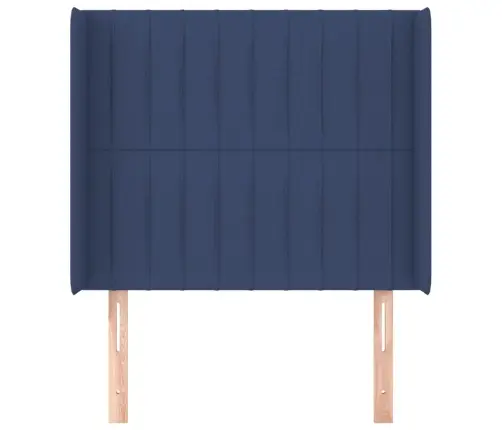 Galvgalis Ar Malām, 83X16X118/128 Cm, Zils Audums Vidaxl Galvgalis Ar Malām, 83X16X118/128 Cm, Zils Audums Vidaxl