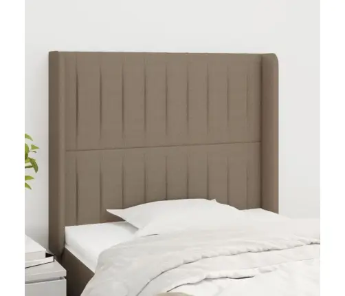 Voodipeats Servadega, Pruunikashall, 103X16X118/128 cm Kangas