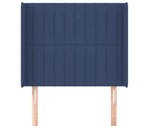 Galvgalis Ar Malām, 103X16X118/128 Cm, Zils Audums Vidaxl