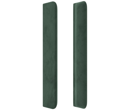 Voodipeats Servadega, Tumeroheline, 183X16X118/128 cm Samet
