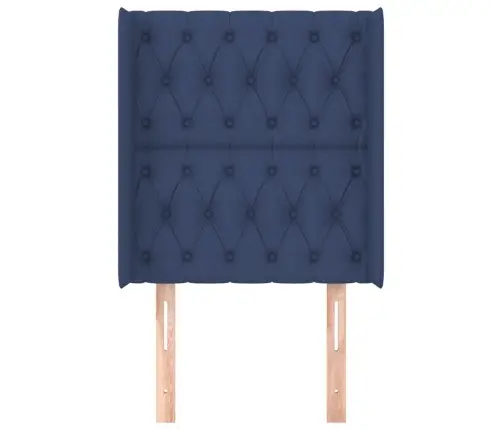 Galvgalis Ar Malām, 83X16X118/128 Cm, Zils Audums Vidaxl