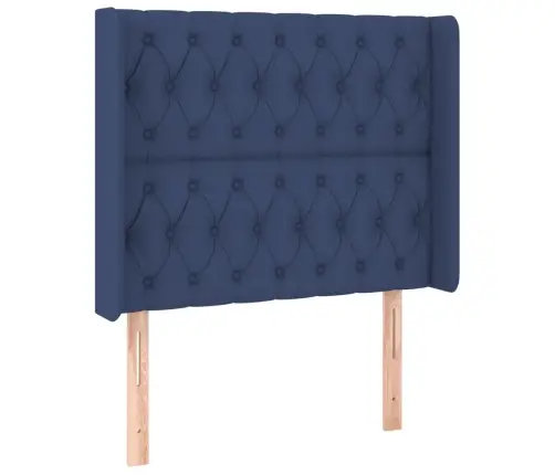 Voodipeats Servadega, Sinine, 93X16X118/128 cm Kangas