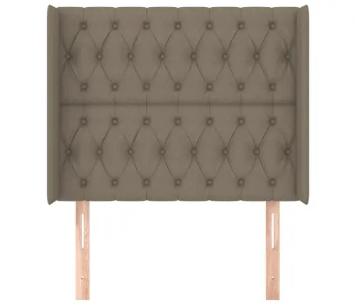 Galvūgalis Su Auselėmis, Taupe, 103X16X118/128cm Audinys