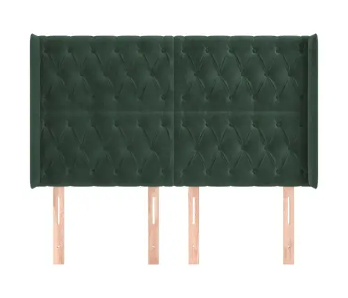 Voodipeats Servadega, Tumeroheline, 147X16X118/128 cm Samet Voodipeats Servadega, Tumeroheline, 147X16X118/128 cm Samet