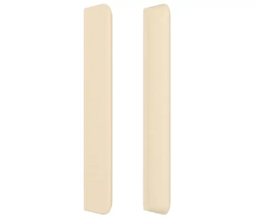 Voodipeats Servadega, Kreemjas, 103X16X118/128 cm Kangas