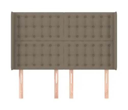 Voodipeats Servadega, Pruunikashall, 147X16X118/128 cm Kangas