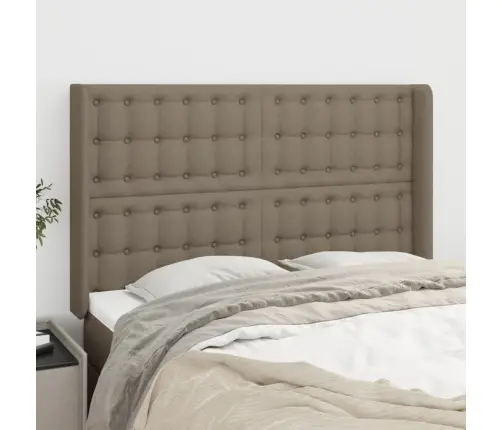 Voodipeats Servadega, Pruunikashall, 147X16X118/128 cm Kangas