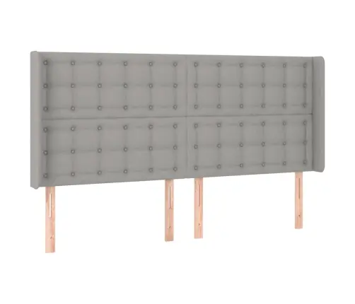Voodipeats Servadega, Helehall, 203X16X118/128 cm Kangas