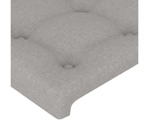 Voodipeats Servadega, Helehall, 203X16X118/128 cm Kangas