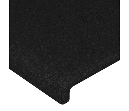 Gultas Galvgalis Ar Led, 90X5X78/88 Cm, Melns Audums Vidaxl Gultas Galvgalis Ar Led, 90X5X78/88 Cm, Melns Audums Vidaxl
