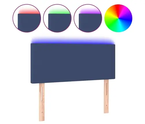 Led-Voodipeats, Sinine, 90X5X78/88 cm Kangas