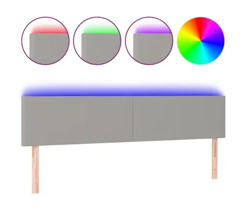 Led-Voodipeats, Helehall, 200X5X78/88 cm Kangas