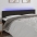 Gultas Galvgalis Ar Led, 200X5X78/88 Cm, Melns Audums Vidaxl