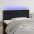Led-Voodipeats, Must, 80X5X78/88 cm Samet