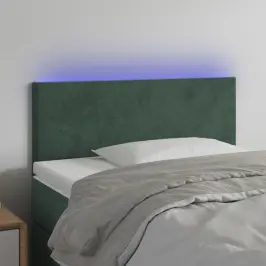 Led-Voodipeats, Tumeroheline, 80X5X78/88 cm Samet