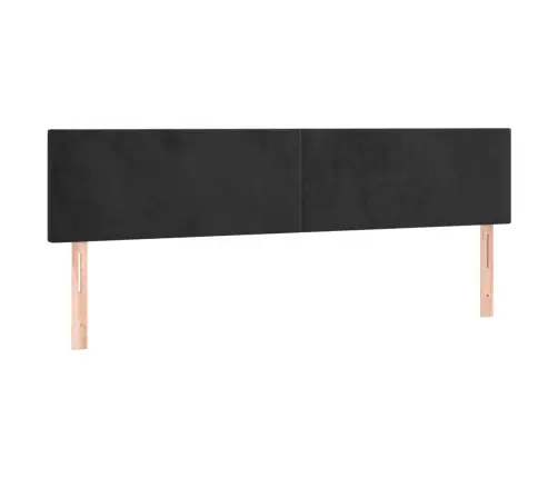 Gultas Galvgalis Ar Led, 160X5X78/88 Cm, Melns Samts Vidaxl Gultas Galvgalis Ar Led, 160X5X78/88 Cm, Melns Samts Vidaxl