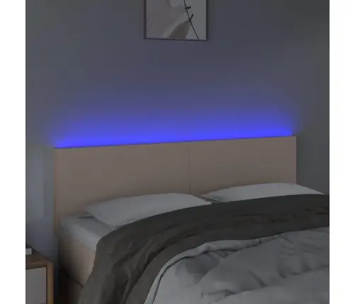 Galvūgalis Su Led, Kapučino Spalvos, 144X5X78/88Cm