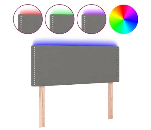 Led-Voodipeats, Tumehall, 100X5X78/88 cm Kangas