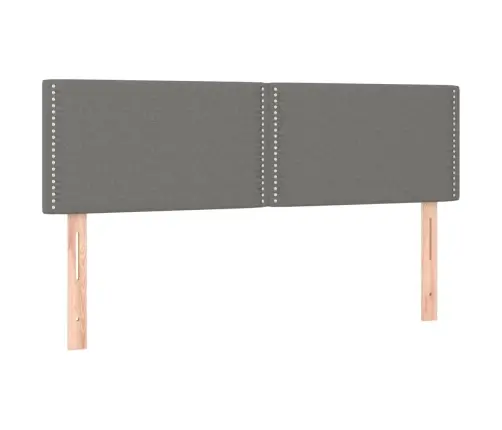 Gultas Galvgalis Ar Led, 144X5X78/88 Cm, Tumši Pelēks Audums Vidaxl Gultas Galvgalis Ar Led, 144X5X78/88 Cm, Tumši Pelēks Audums Vidaxl