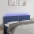 Gultas Galvgalis Ar Led, 144X5X78/88 Cm, Zils Audums Vidaxl