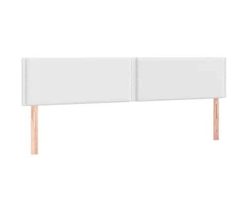 Led-Voodipeats, Valge, 200X5X78/88 Cm Kunstnahk