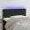 Gultas Galvgalis Ar Led, 100X5X78/88 Cm, Melns Samts Vidaxl