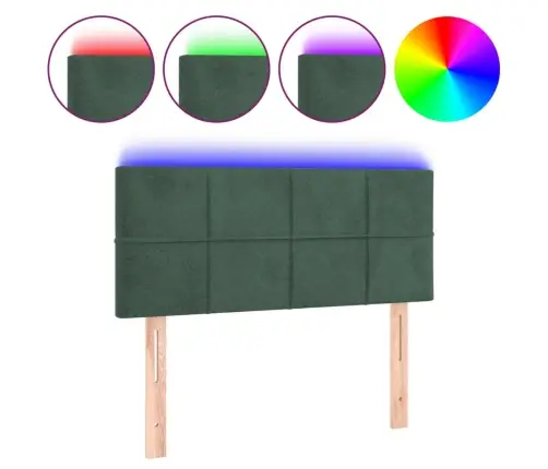 Led-Voodipeats, Tumeroheline, 100X5X78/88 cm Samet