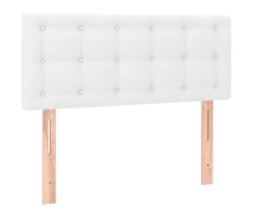 Led-Voodipeats Valge 80X5X78/88 Cm Kunstnahk Led-Voodipeats Valge 80X5X78/88 Cm Kunstnahk