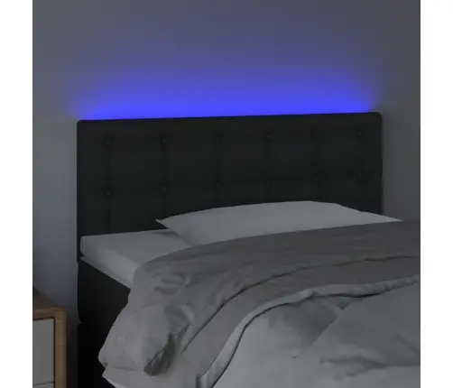 Gultas Galvgalis Ar Led, 90X5X78/88 Cm, Melna Mākslīgā Āda Vidaxl Gultas Galvgalis Ar Led, 90X5X78/88 Cm, Melna Mākslīgā Āda Vidaxl