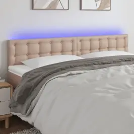 Galvūgalis Su Led, Kapučino Spalvos, 200X5X78/88Cm