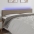 Gultas Galvgalis Ar Led, 180X5X78/88 Cm, Pelēkbrūns Audums Vidaxl