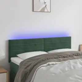 Led-Voodipeats, Tumeroheline, 144X5X78/88 cm Samet
