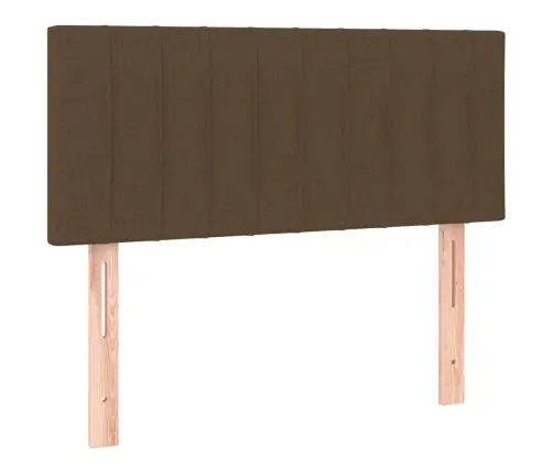 Led-Voodipeats, Tumepruun, 90X5X78/88 cm Kangas Led-Voodipeats, Tumepruun, 90X5X78/88 cm Kangas