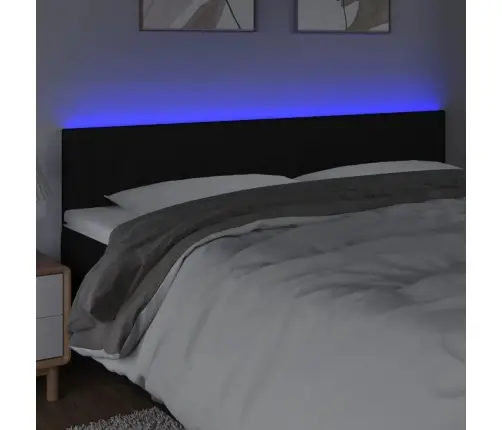 Gultas Galvgalis Ar Led, 160X5X78/88 Cm, Melns Audums Vidaxl Gultas Galvgalis Ar Led, 160X5X78/88 Cm, Melns Audums Vidaxl