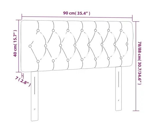 Led-Voodipeats, Tumehall, 90X7X78/88 cm Kangas Led-Voodipeats, Tumehall, 90X7X78/88 cm Kangas