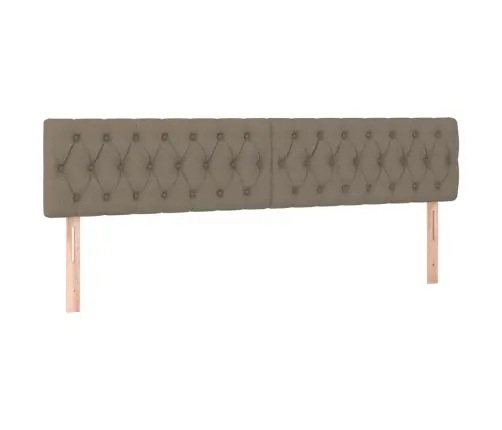 Led-Voodipeats, Pruunikashall, 180X7X78/88 cm Kangas