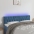 Led-Voodipeats, Tumesinine, 144X7X78/88 cm Samet