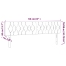 Gultas Galvgalis Ar Led, 160X7X78/88 Cm, Tumši Zils Samts Vidaxl