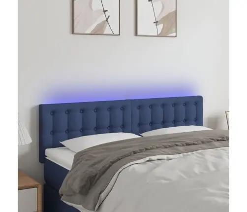 Led-Voodipeats, Sinine, 144X5X78/88 cm Kangas