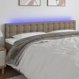 Led-Voodipeats, Pruunikashall, 200X5X78/88 cm Kangas