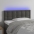Gultas Galvgalis Ar Led, 100X5X78/88 Cm, Tumši Pelēks Samts Vidaxl