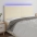 Gultas Galvgalis Ar Led, 160X5X118/128 Cm, Krēmkrāsas Vidaxl
