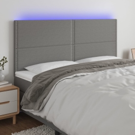 Led-Voodipeats, Tumehall, 180X5X118/128 cm Kangas