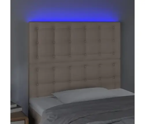 Galvūgalis Su Led, Kapučino Spalvos, 100X5X118/128Cm