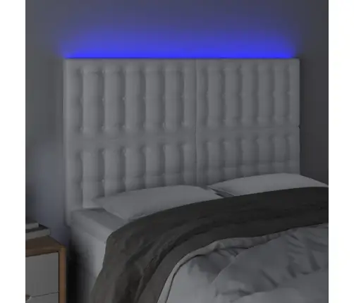 Galvūgalis Su Led, Baltos Spalvos, 144X5X118/128 Cm