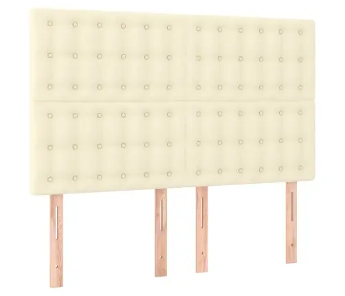 Galvūgalis Su Led, Kreminės Spalvos, 144X5X118/128 Cm