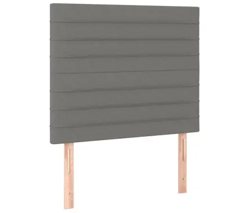 Galvūgalis Su Led, Tamsiai Pilkas, 90X5X118/128cm Audinys Galvūgalis Su Led, Tamsiai Pilkas, 90X5X118/128cm Audinys