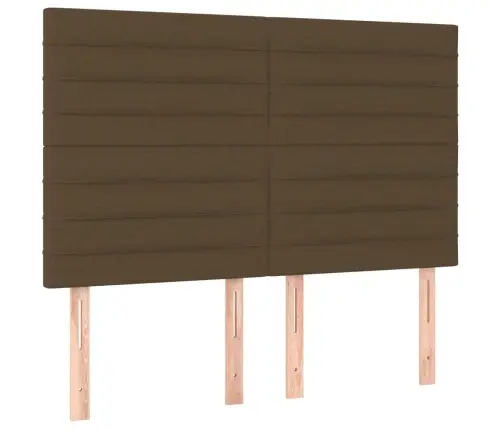 Galvūgalis Su Led, Tamsiai Rudos Spalvos, 144X5X118/128Cm