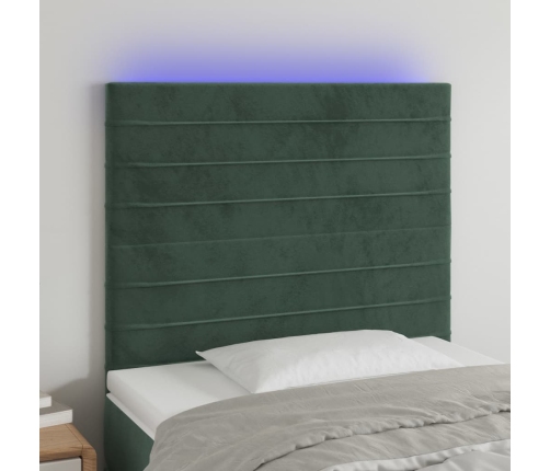 Led-Voodipeats, Tumeroheline, 100X5X118/128 cm Samet