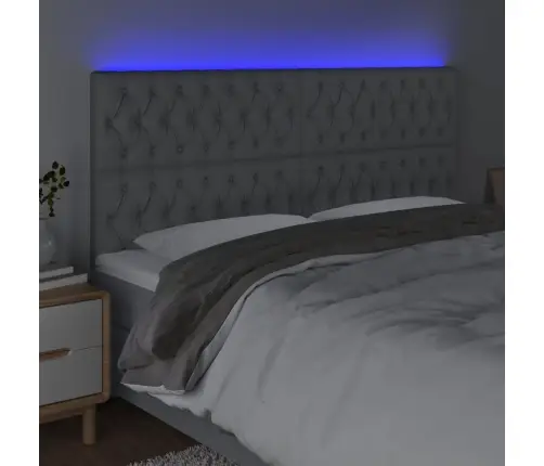 Led-Voodipeats, Helehall, 200X7X118/128 cm Kangas Led-Voodipeats, Helehall, 200X7X118/128 cm Kangas